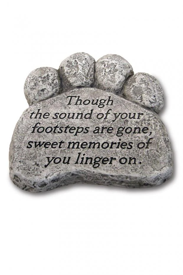 Stone Pawprint 10 inch