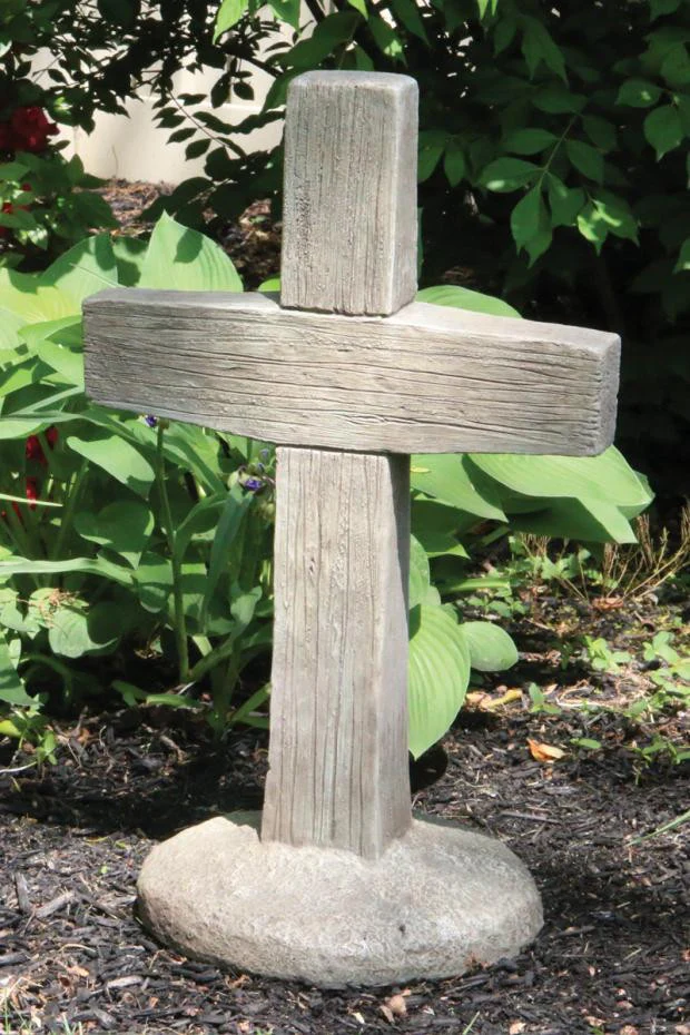 Woodgrained Cross 24 inch