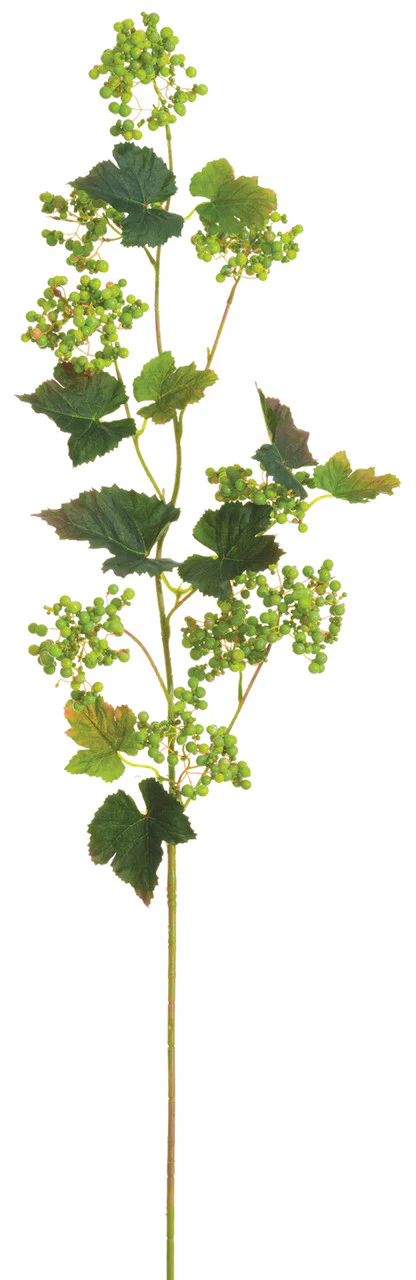 Faux Berry Spray Green - 41 inch
