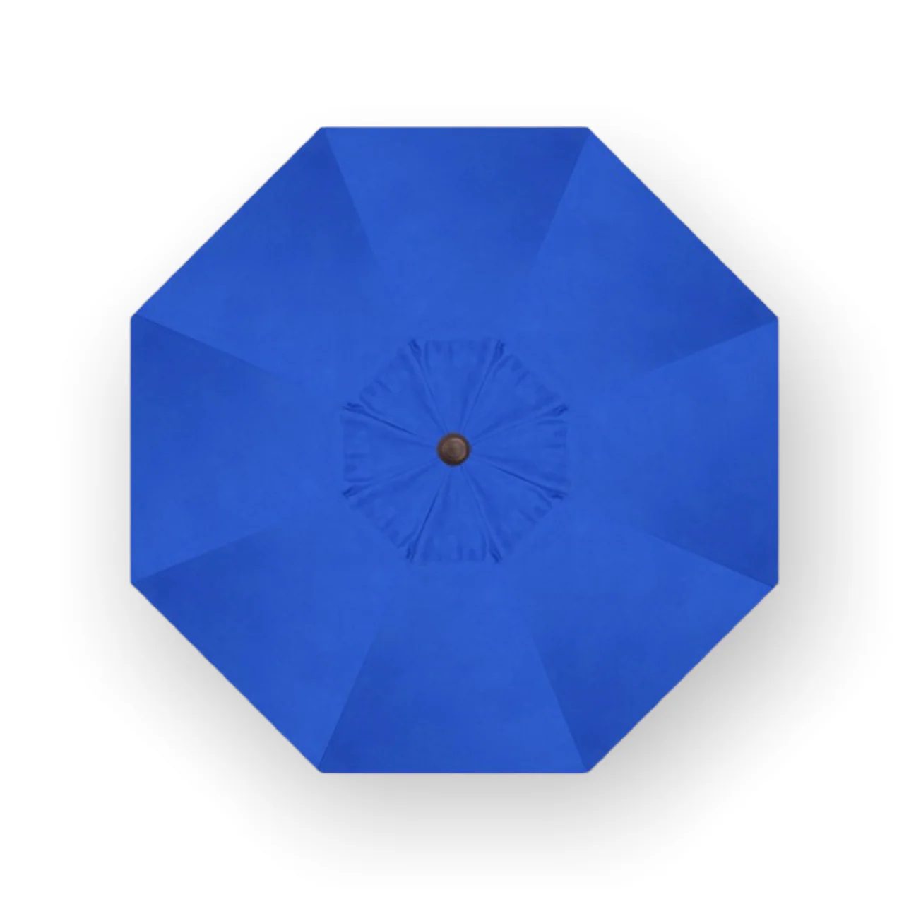 9' Push Button Tilt Umbrella, Bronze Frame - Cobalt - Image 4