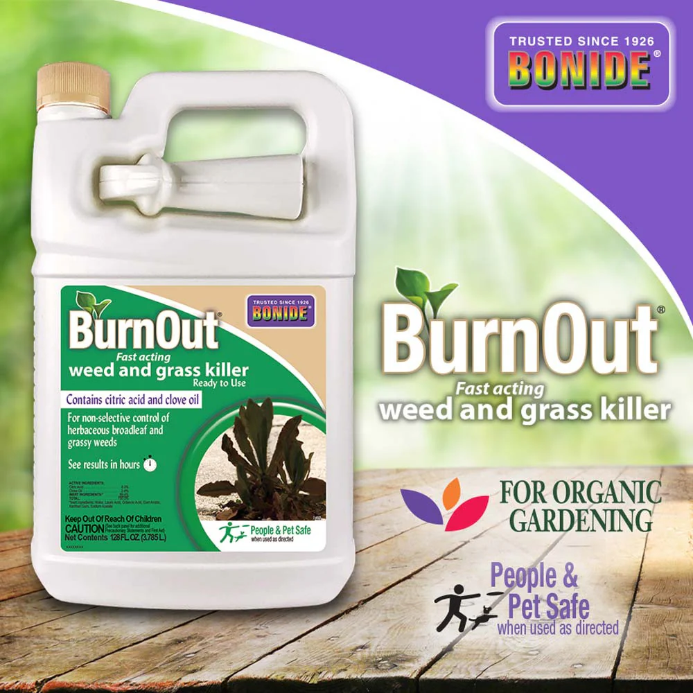 BurnOut® Fast-Acting Weed & Grass Killer Ready-To-Use - 1 gallon - Image 2