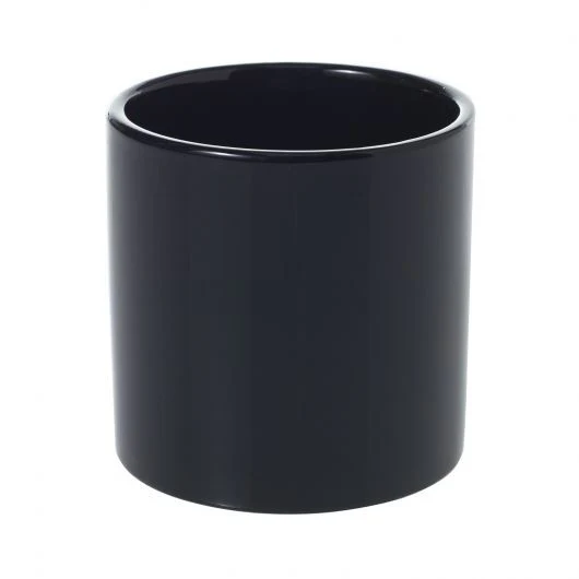Cercle Shiny Black Pot 4.25"x4.25"
