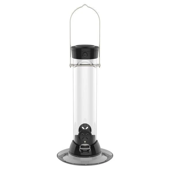 Droll Yankees® Onyx Clever Clean® Thistle Finch Feeder with Easy Opening - 12 inch
