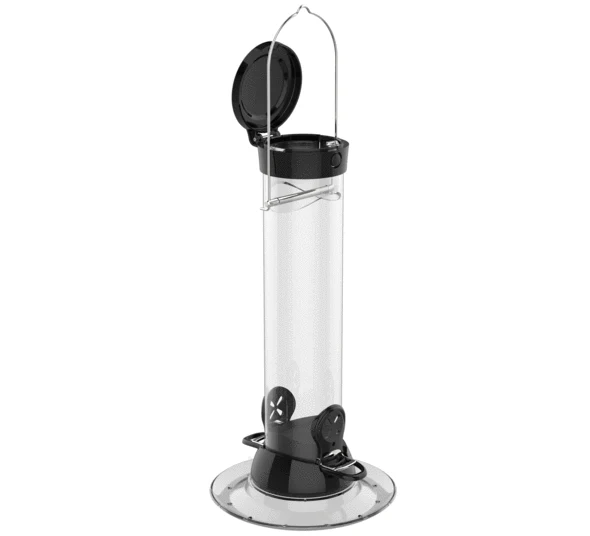 Droll Yankees® Onyx Clever Clean® Thistle Finch Feeder with Easy Opening - 12 inch - Image 2