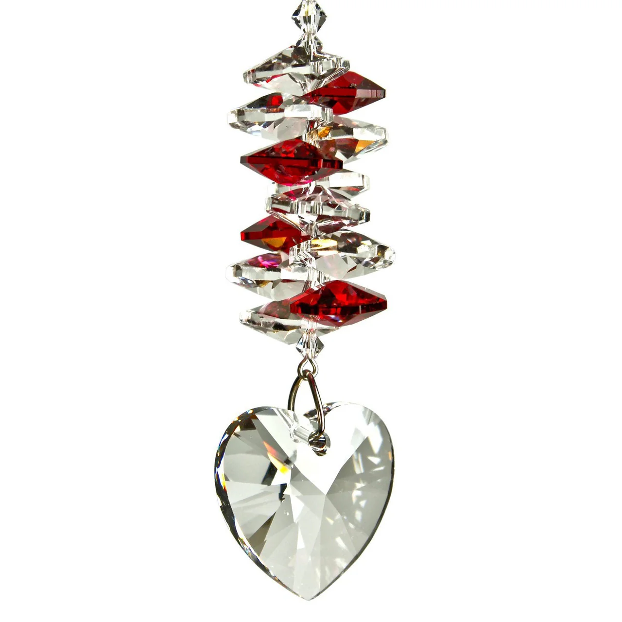 Crystal Heart Cascade™ - Ruby