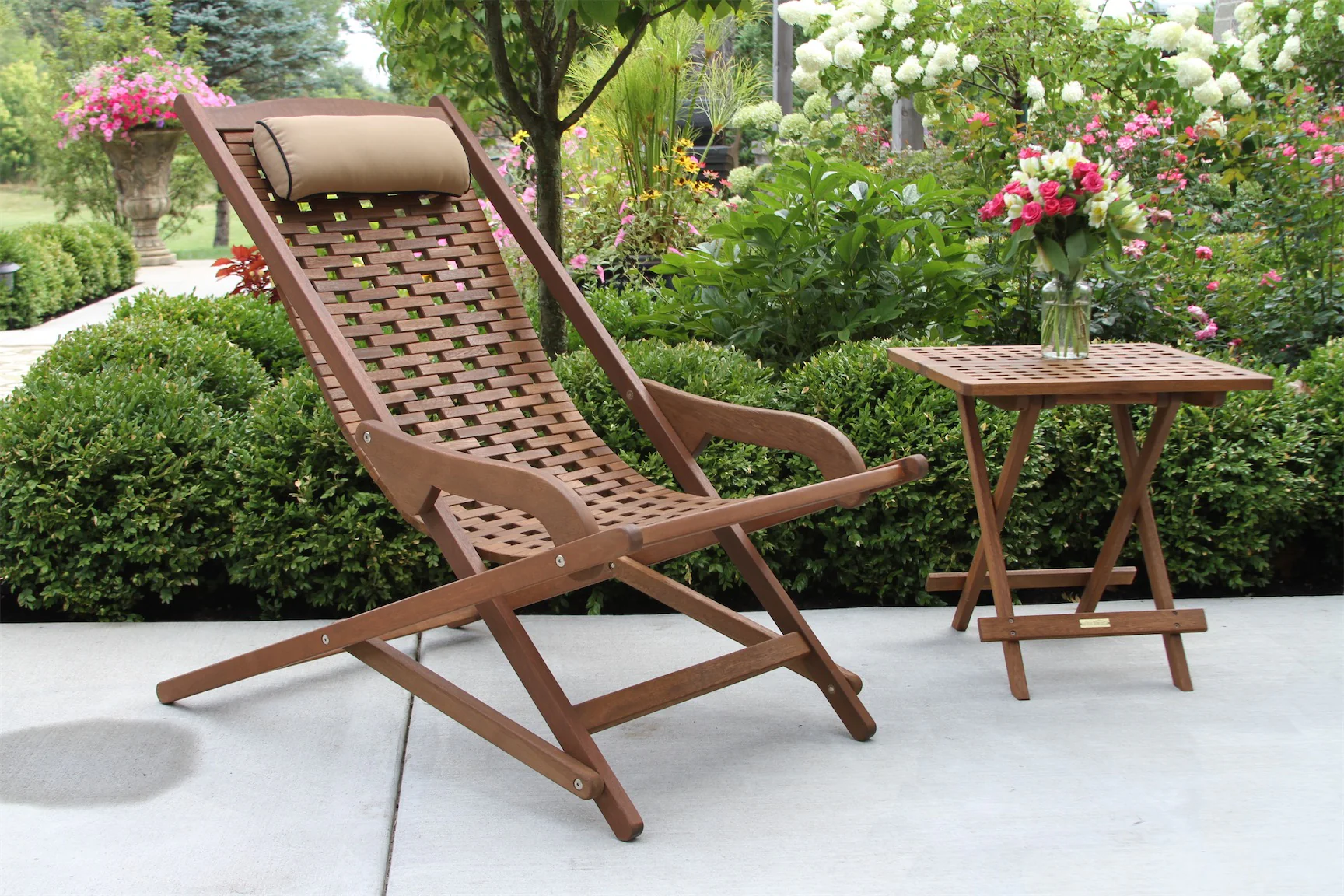 Eucalyptus Swing Lounger with Pillow - Image 2