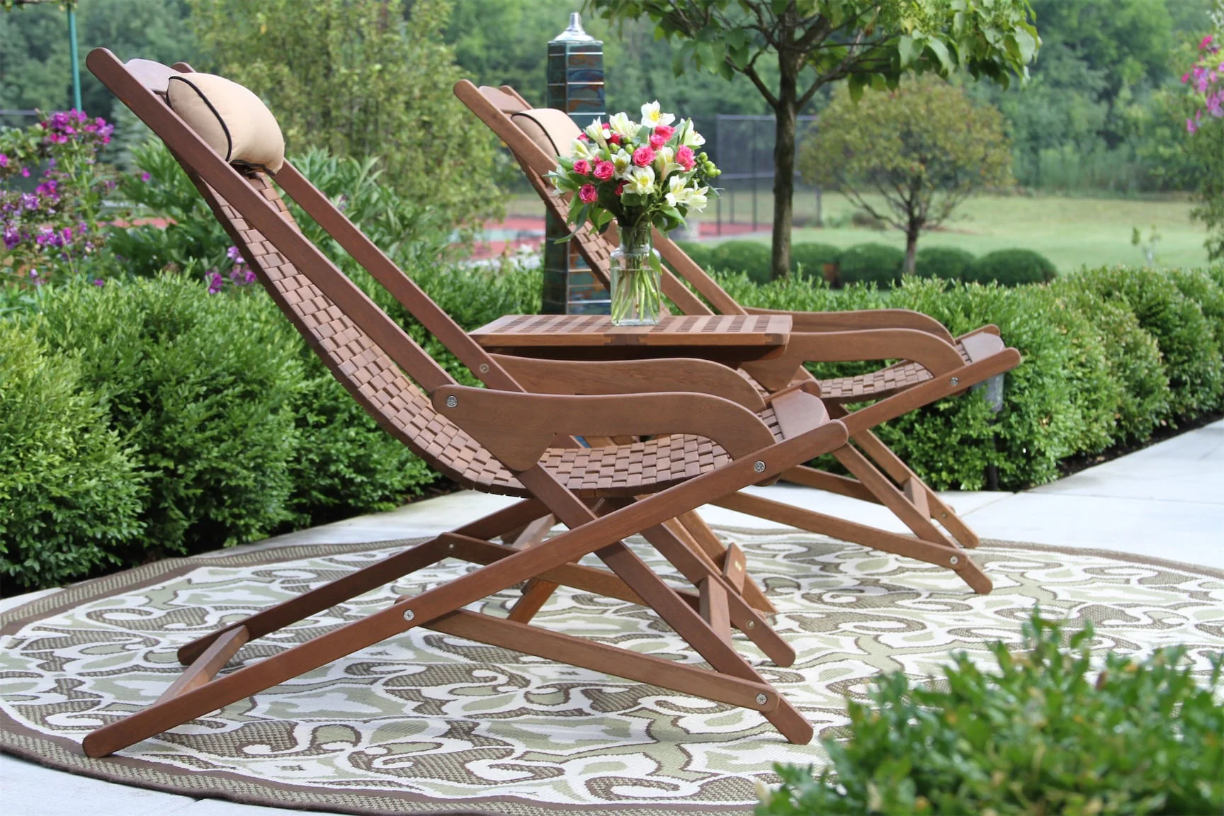 Eucalyptus Swing Lounger with Pillow - Image 4