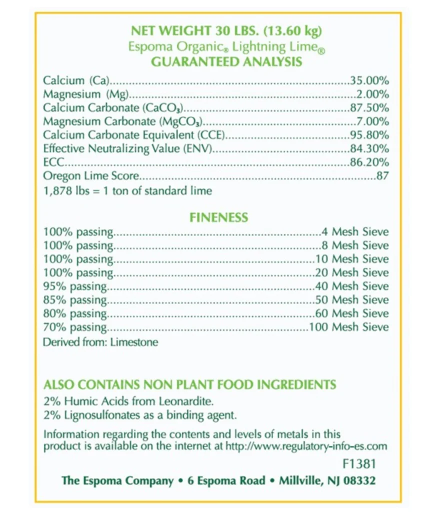 Espoma® Organic® Lighting Lime - Image 2