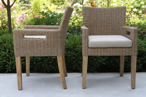 Eucalyptus Rectangular Ivory Composite Top 7 Piece Dining Set - Image 4