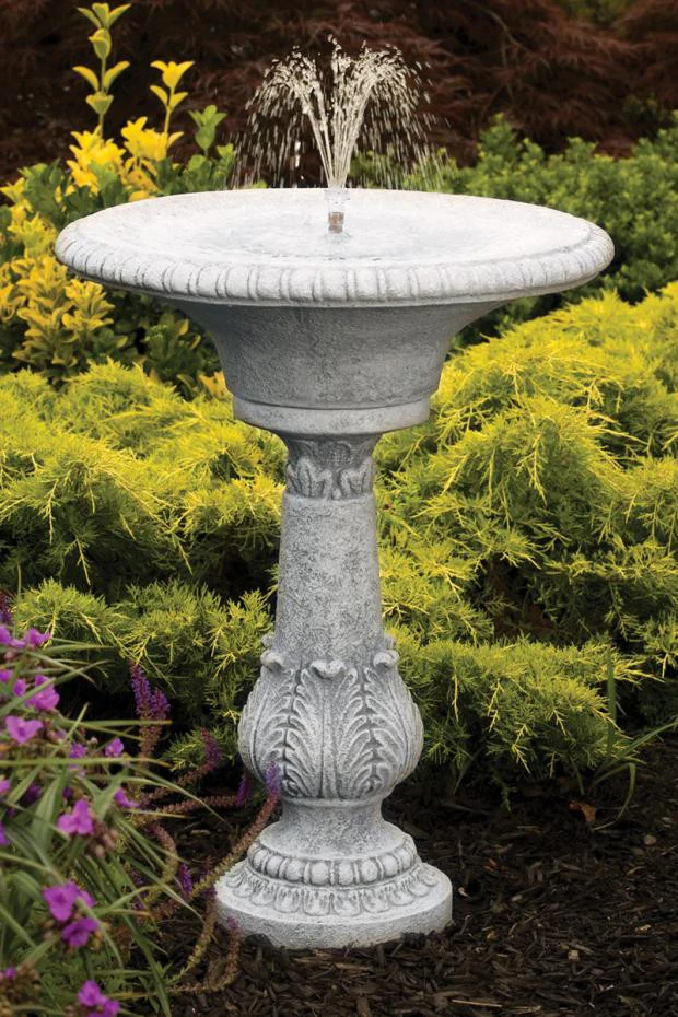 Fern Leaf Fleur De Lis Fountin 30 inch