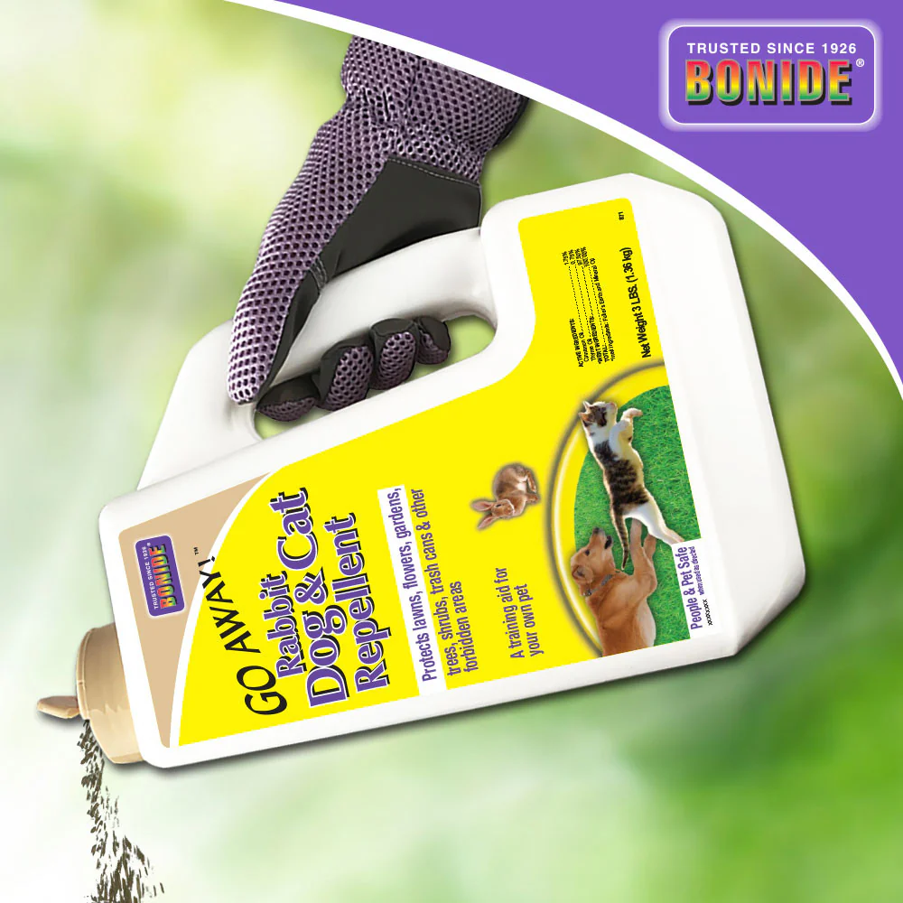 Go Away!® Rabbit, Dog, & Cat Repellent Granules - 3 lbs - Image 3