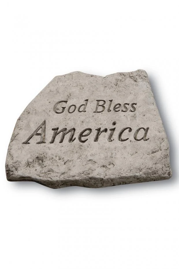 Stone God Bless America 8 inch