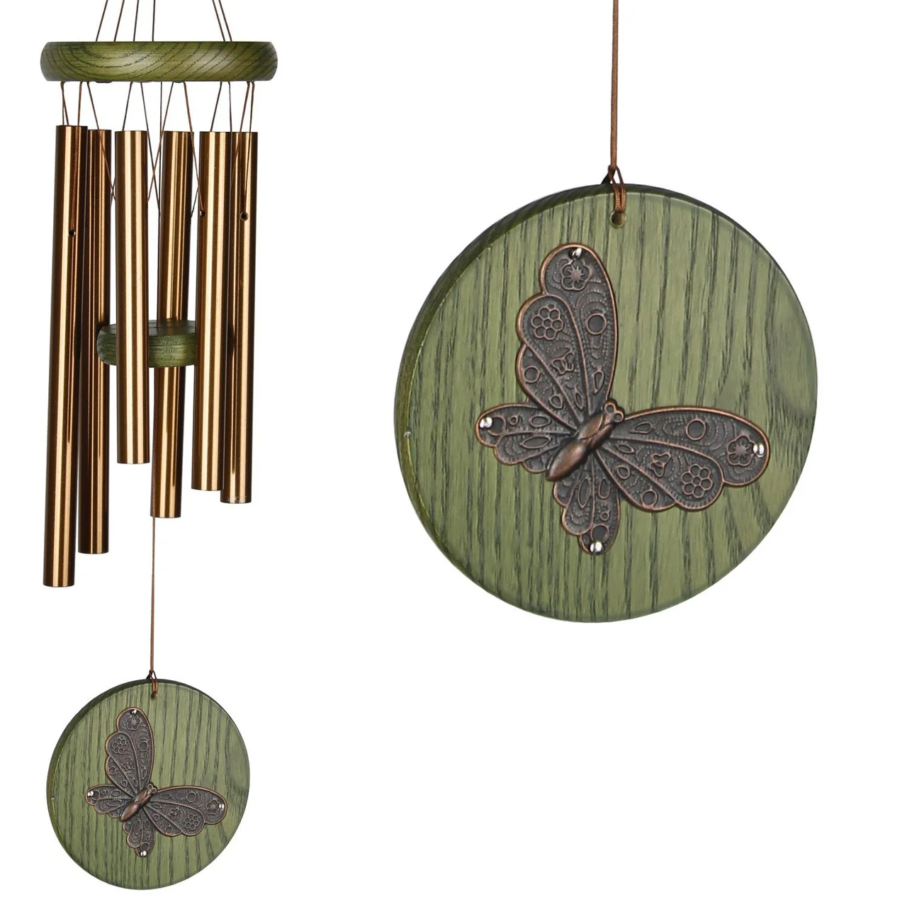 Woodstock Habitats™ Chime - Green, Butterfly