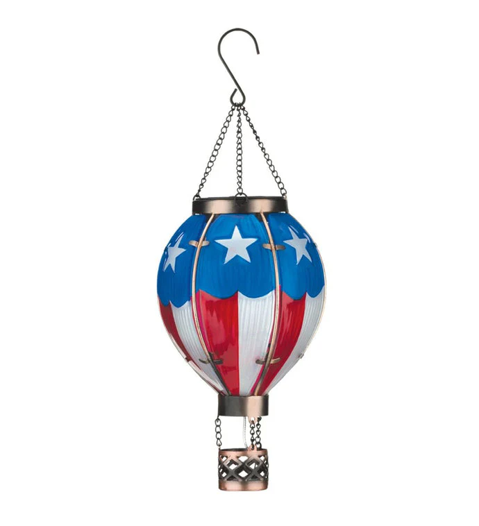 Hot Air Balloon Solar Lantern - Americana - Image 20