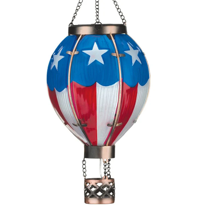 Hot Air Balloon Solar Lantern - Americana - Image 21
