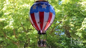 Hot Air Balloon Solar Lantern - Americana - Image 6