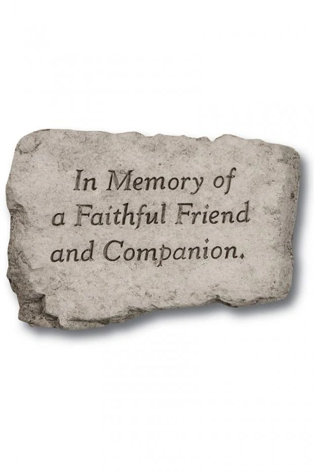 Stone In Memory Of A Faith 10 inch