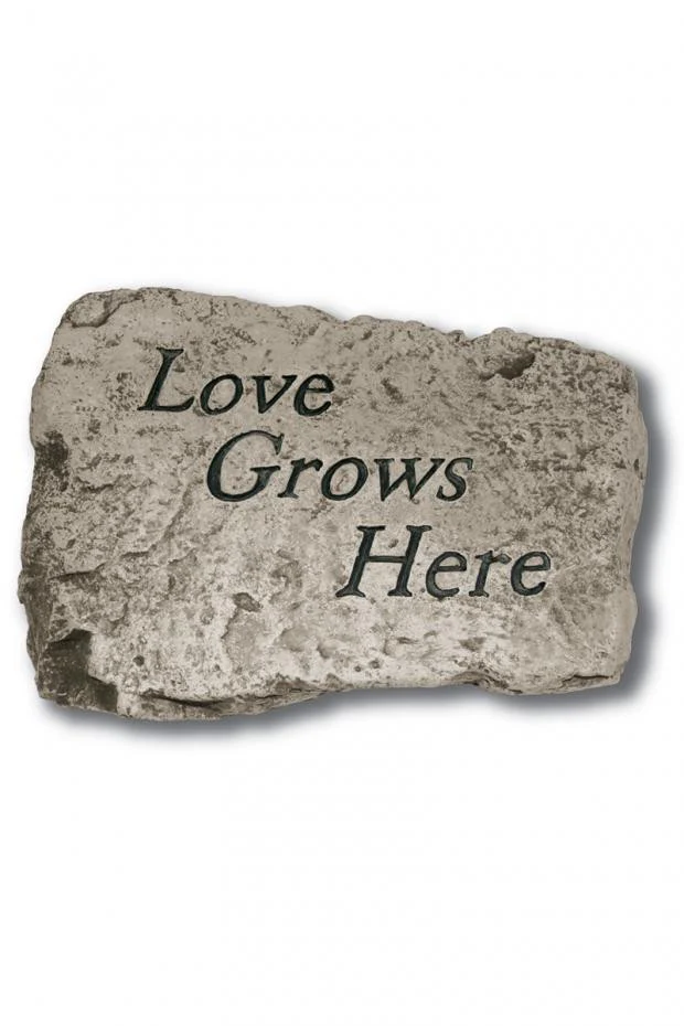 Stone Love Grows Here 10 inch