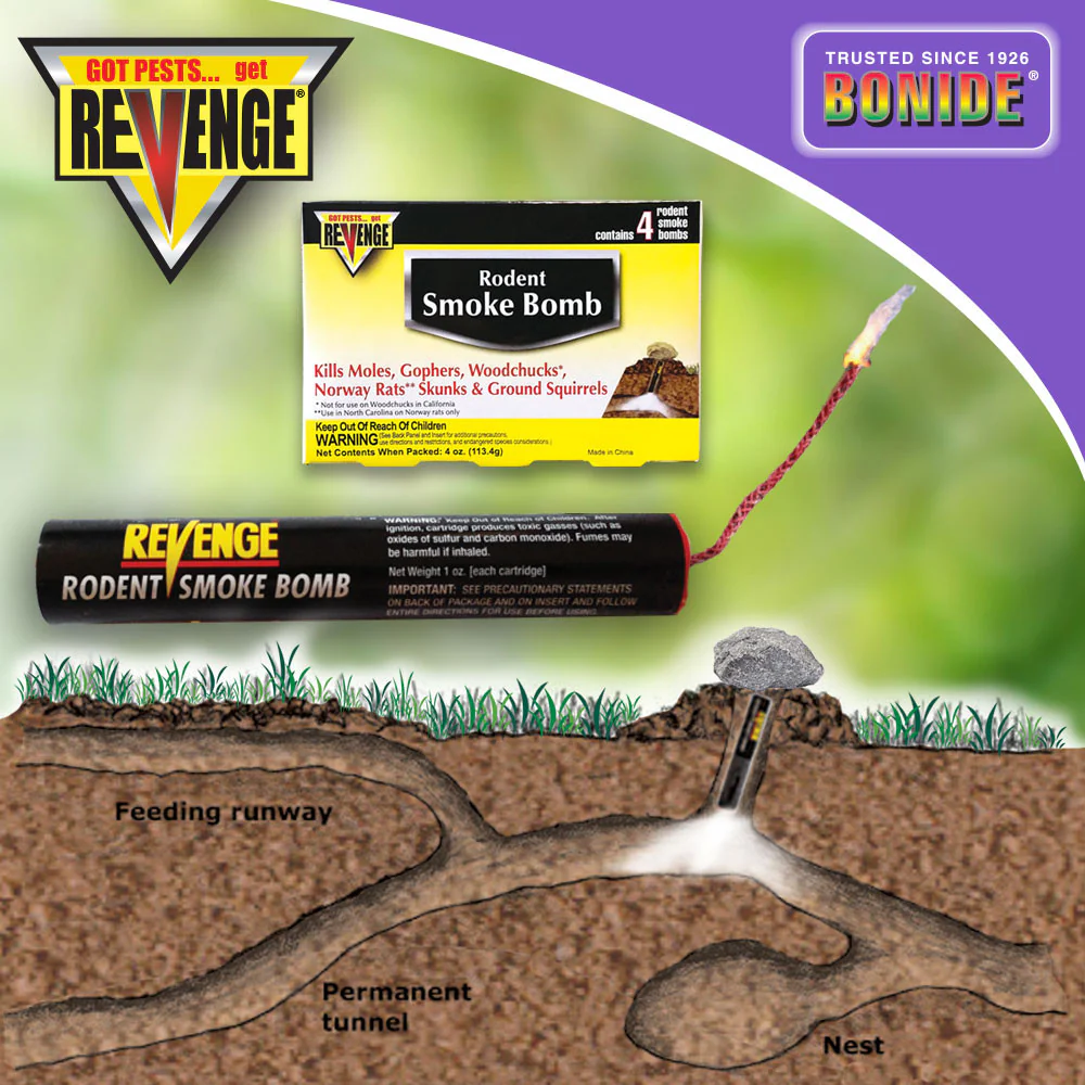 REVENGE® Rodent Smoke Bombs - 4 pack - Image 3