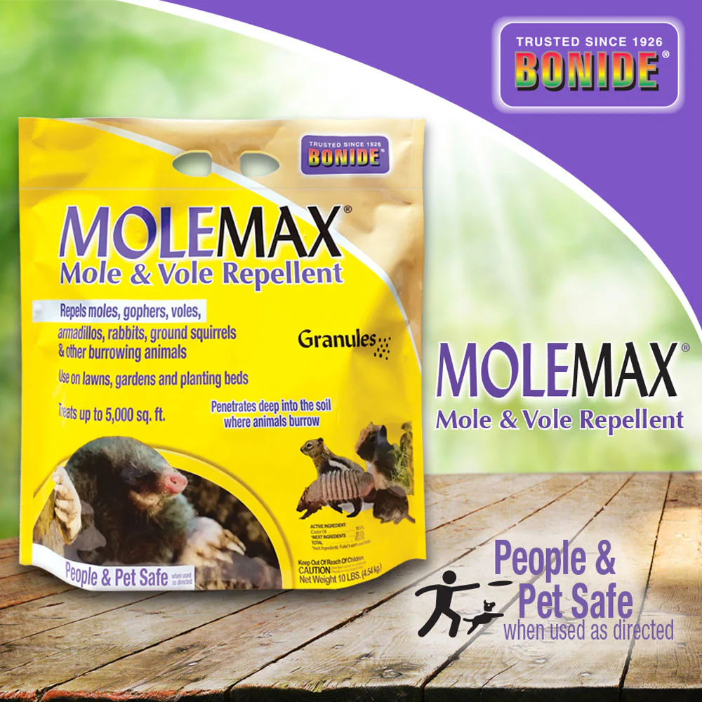 MoleMax® Mole & Vole Repellent Granules - 10 lb - Image 2