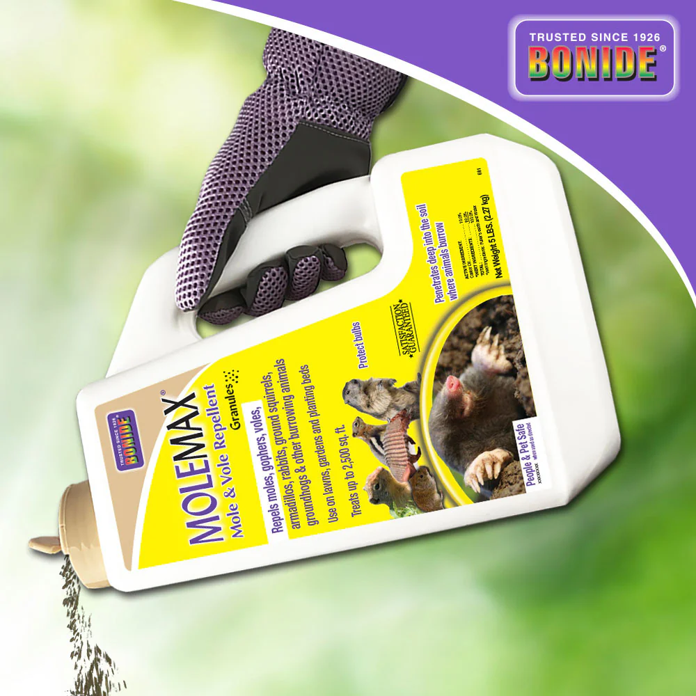 MoleMax® Mole & Vole Repellent Granules - 5 lbs - Image 3