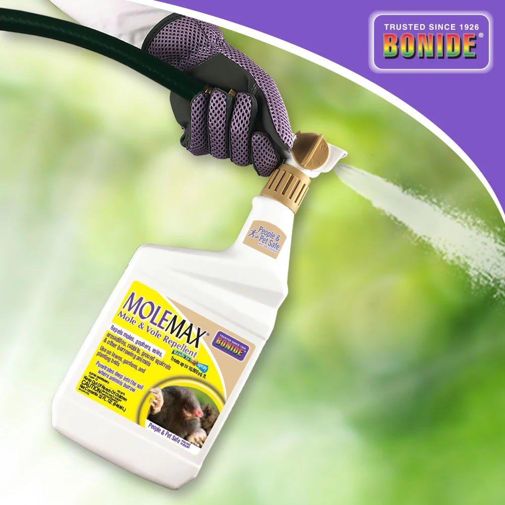 MoleMax® Mole & Vole Repellent Ready-To-Spray - 32 oz - Image 3