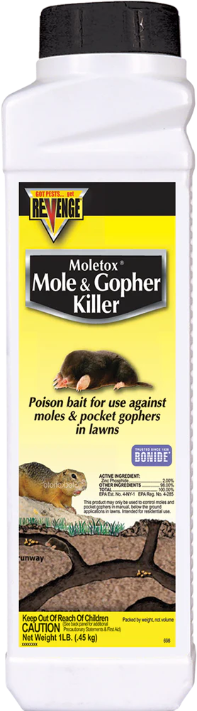 Moletox II Mole & Gopher Killer -