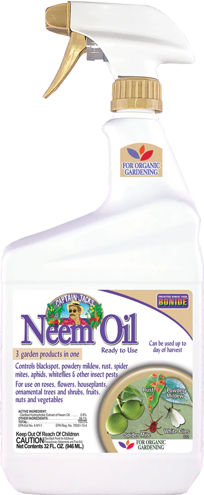 Neem Oil Fungicide, Miticide, & Insecticide Ready-To-Use - 32 oz
