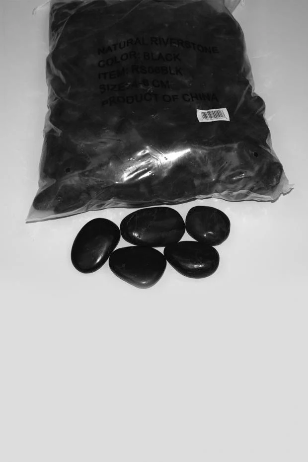 Polished Black Pebble Stone