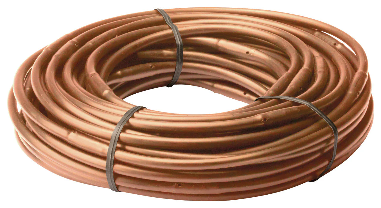 Drip Irrigation 1/4in Emitter Tubing with 6in Spacing