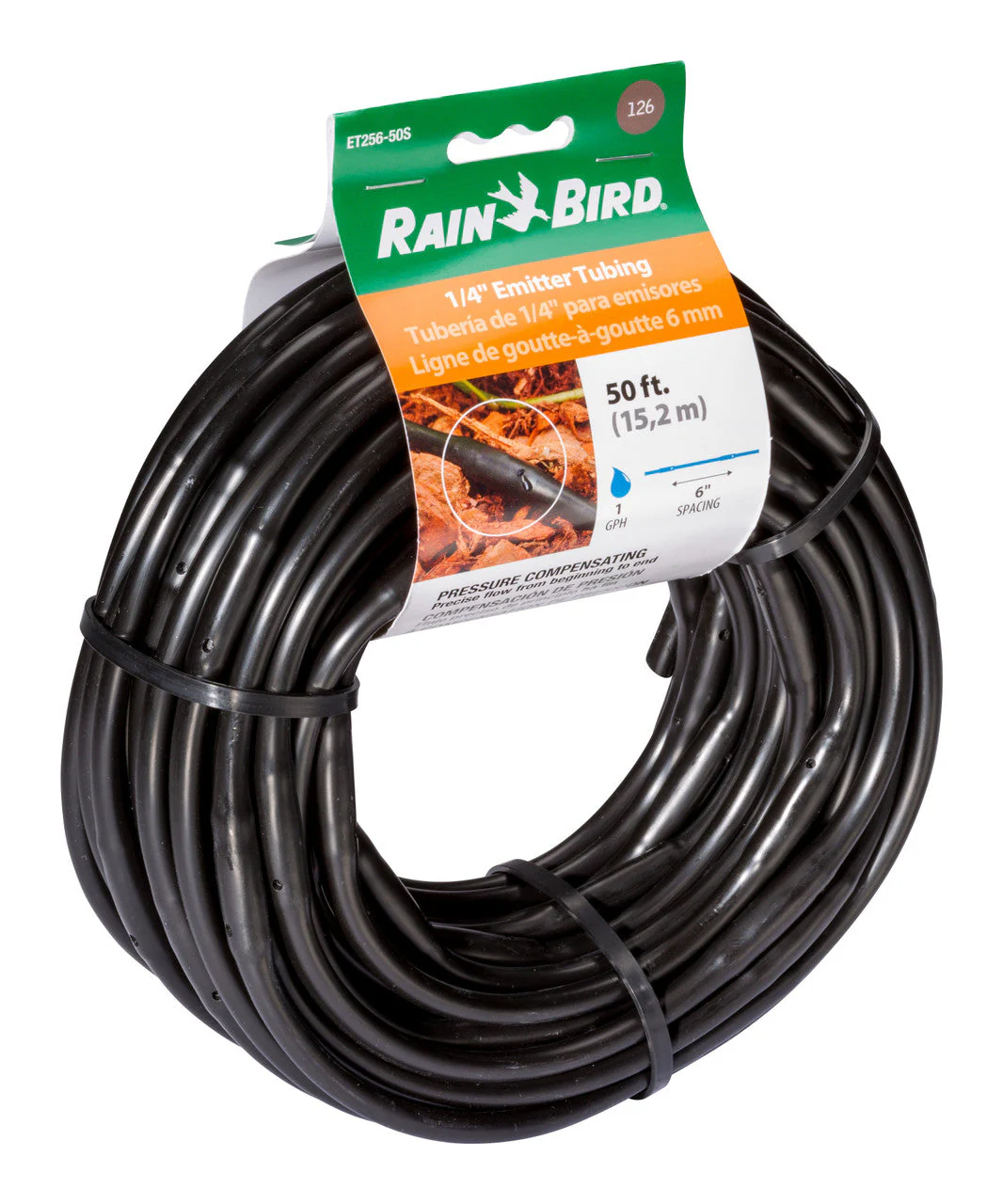 Drip Irrigation 1/4in Emitter Tubing with 6in Spacing - Image 2