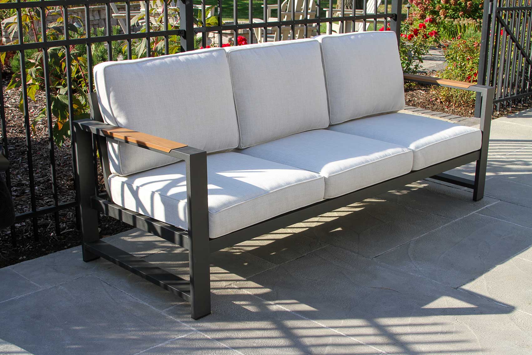 Siena Black Aluminum Seating Group - Image 5