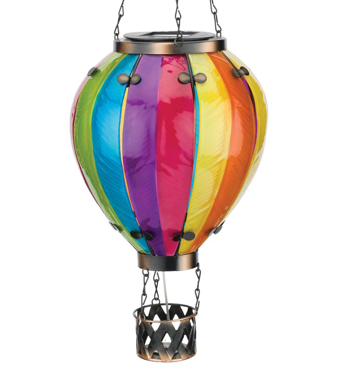 Hot Air Balloon Solar Lantern – Rainbow - Image 17