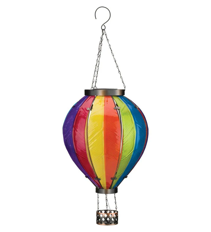 Hot Air Balloon Solar Lantern – Rainbow - Image 27