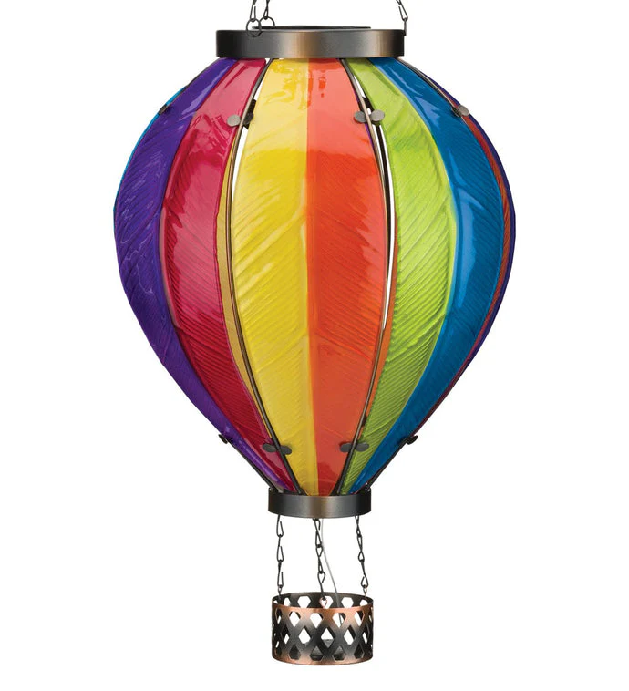 Hot Air Balloon Solar Lantern – Rainbow - Image 28