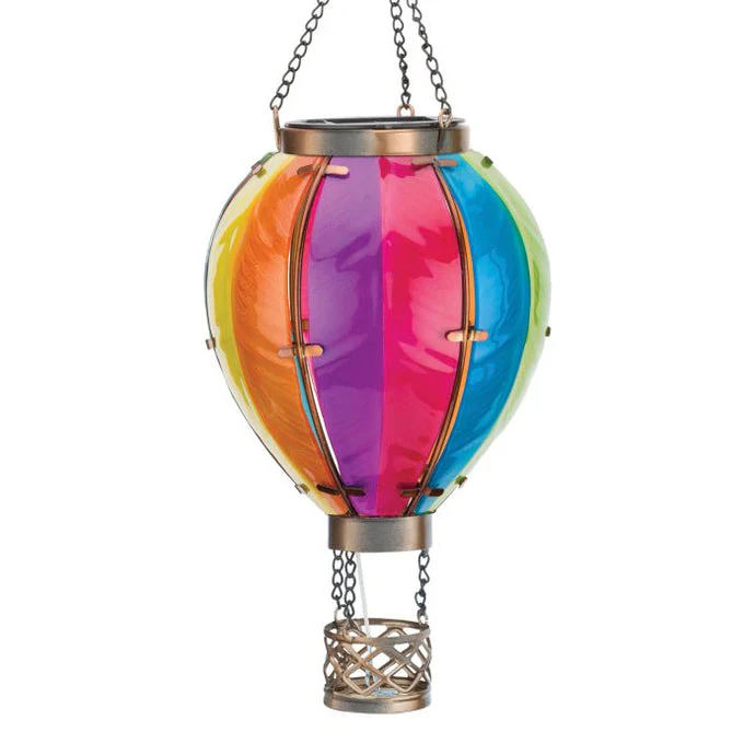 Hot Air Balloon Solar Lantern – Rainbow - Image 7