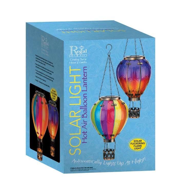 Hot Air Balloon Solar Lantern – Rainbow - Image 8