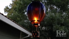 Hot Air Balloon Solar Lantern - Purple - Image 6
