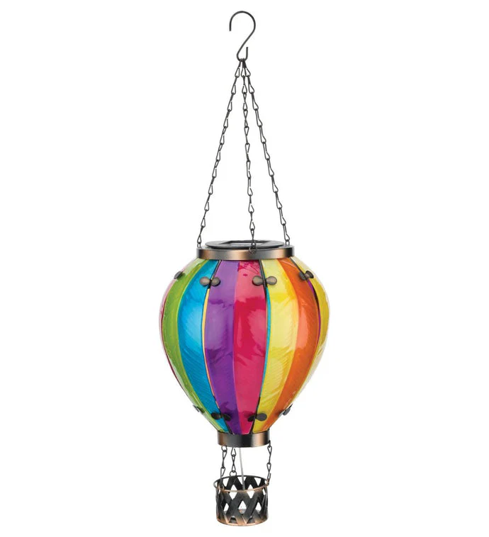 Hot Air Balloon Solar Lantern – Rainbow - Image 15