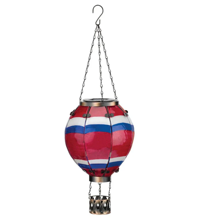 Hot Air Balloon Solar Lantern - Stripe - Image 16