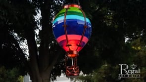 Hot Air Balloon Solar Lantern - Stripe - Image 5