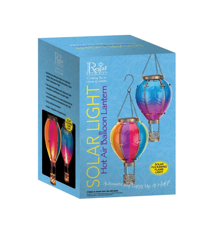 Hot Air Balloon Solar Lantern - Stripe - Image 6