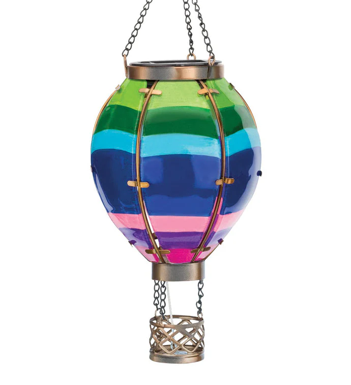 Hot Air Balloon Solar Lantern - Stripe - Image 8