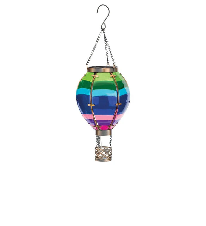 Hot Air Balloon Solar Lantern - Stripe - Image 9