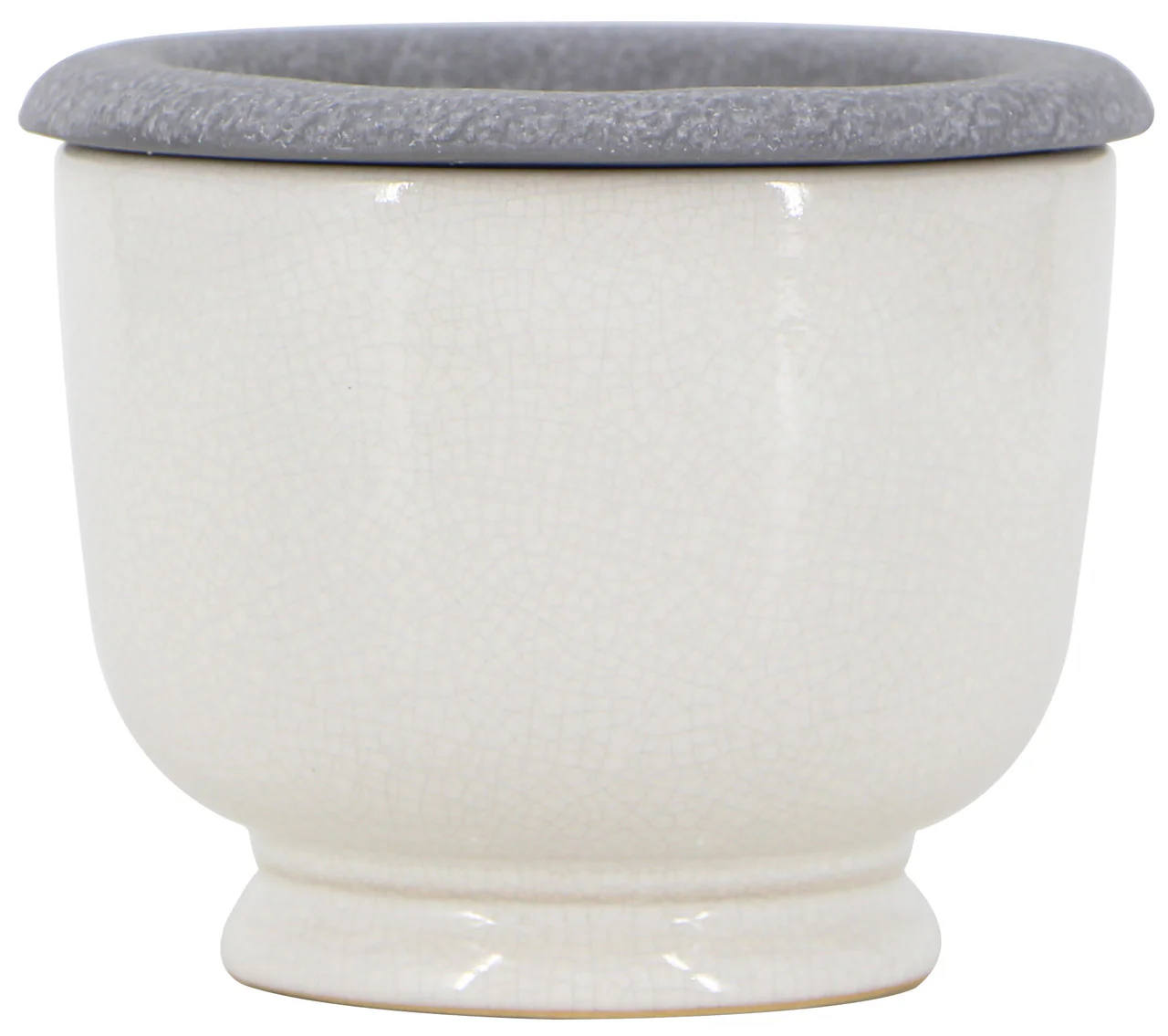 Glazed Ceramic Strata Self Watering Planter - 6 inch